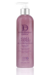 DESIGN ESSENTIALS AGAVE & LAVENDER MOISTURIZING HAIR BATH - STEP 1 12OZ - Textured Tech