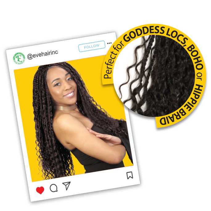 LUV FRENCH DEEP CURL BULK WET & WAVY HUMAN HAIR 24" - Textured Tech