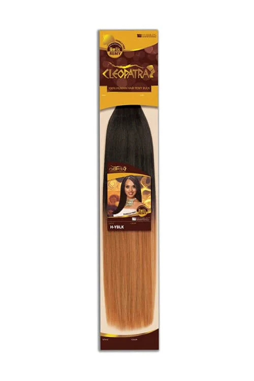 CLEOPATRA YAKI BULK 18" 100% HUMAN REMY HAIR - Textured Tech