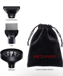 RED PRO SONI-CLONE BLOW DRYER WITH ATTACHMENTS 110,000 RPM - Textured Tech