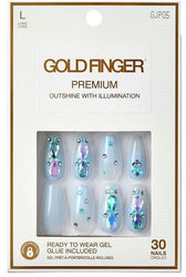 KISS GOLD FINGER PREMIUM NAILS - Textured Tech