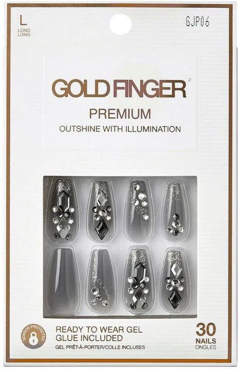 KISS GOLD FINGER PREMIUM NAILS - Textured Tech