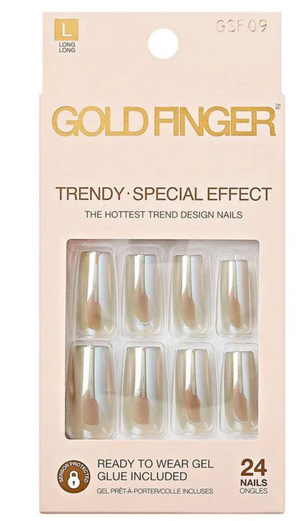 KISS GOLD FINGER TRENDY NAILS - Textured Tech