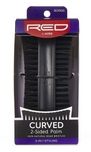 RED BY KISS 2 SIDED CURVED PALM BRUSH - Textured Tech