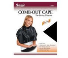 ANNIE VINYL COMB OUT CAPE - Textured Tech