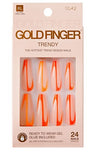 KISS GOLD FINGER TRENDY NAILS - Textured Tech