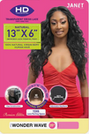 JANET COLLECTION 13X6 HUMAN HAIR WONDER WAVE WIG - Textured Tech