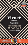 VIVACE BY KISS MAESTRO FULL GRAY WIG 100% UNPROCESSED HUMAN HAIR HH TORINO - Textured Tech