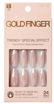 KISS GOLD FINGER TRENDY NAILS - Textured Tech