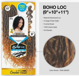 V11 BOHO LOCS 9, 10, 11 inch (ONE PACK ENOUGH) - Textured Tech