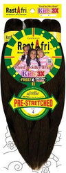 KIDS RASTA FRI PRESTRETCHED BRAIDING HAIR 3-PACK - Textured Tech