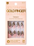 KISS GOLD FINGER TRENDY NAILS - Textured Tech