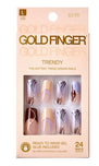 KISS GOLD FINGER TRENDY NAILS - Textured Tech