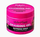 KISS STYLER FIXER BRAIDING GEL - EXTREME HOLD 16OZ