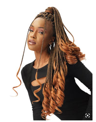 6X FRENCH CURL BRAIDING HAIR (1 PACK FINISH) - Textured Tech