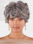 VIVACE BY KISS MAESTRO FULL GRAY WIG 100% UNPROCESSED HUMAN HAIR HH TORINO - Textured Tech