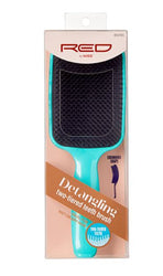 RED BY KISS DETANGLING TWO-TIERED TEETH BRUSH - Textured Tech
