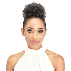 ZURY 100% HUMAN HAIR LADY DRAWSTRING PONYTAIL LADY JERRY - Textured Tech