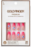 KISS GOLD FINGER PREMIUM NAILS - Textured Tech