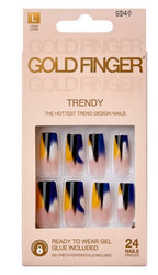 KISS GOLD FINGER TRENDY NAILS - Textured Tech