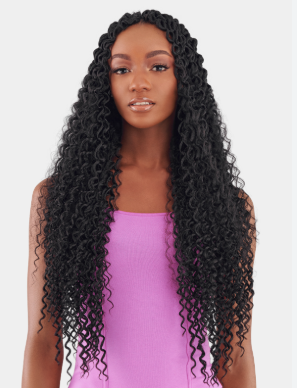 Vivace XPERTS Pre-Looped Crochet Braid 45 Strands 3X Boho Curly Locs 24" - Textured Tech
