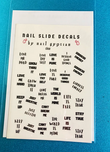 NAIL GYPTIAN NAIL SLIDE DECALS - Textured Tech
