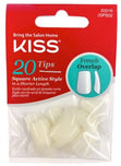 KISS BRING HOME THE SALON NAIL TIPS 20 PCS - Textured Tech