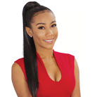 CASABLANCA WRAP PONYTAIL -SILKY STRAIGHT 18" - Textured Tech