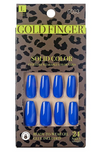 GOLD FINGER NAILS SOLID COLOR - Textured Tech