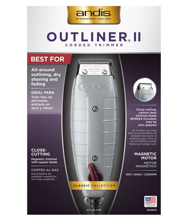 ANDIS TRIMMER OUTLINER II - Textured Tech