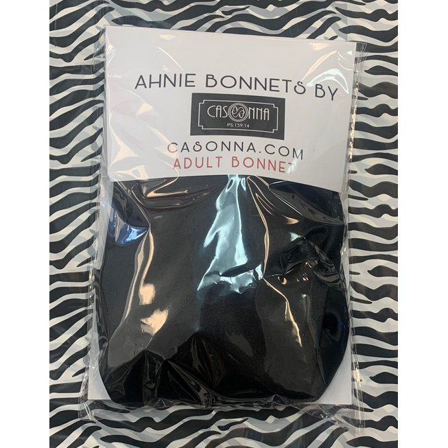 SATIN BLACK BONNET BY CASONNA - Textured Tech