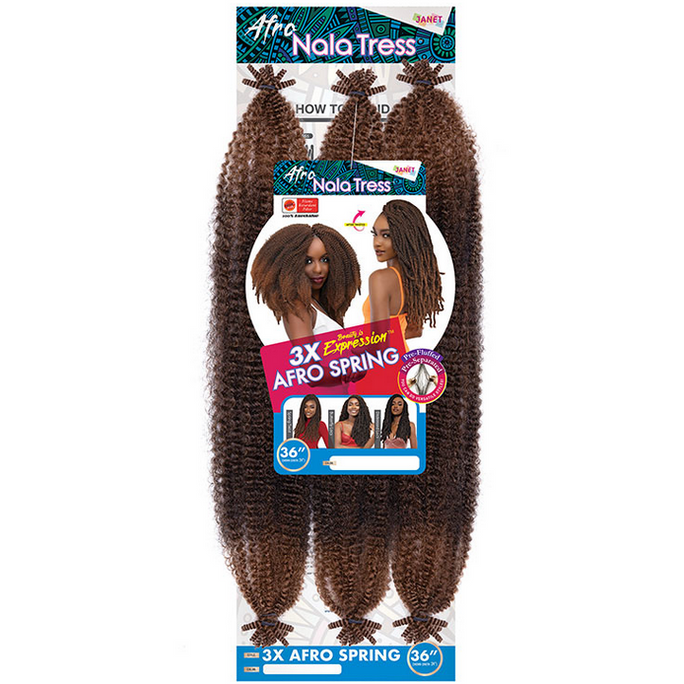 NALA TRESS 3X AFRO SPRING 36" - Textured Tech