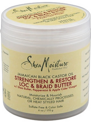 SHEA MOISTURE JAMAICAN BLACK CASTOR OIL LOC BUTTER - Textured Tech