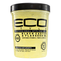 Eco Style Black Castor and Flaxseed Oil Stying Gel - Textured Tech