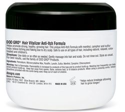 DOO GRO HAIR VITALIZER ANTI- ITCH FORMULA 4oz - Textured Tech