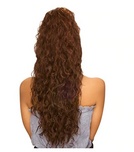 ZURY DIOS MISS EGYPTIAN WAVE DRAWSTRING PONY TAIL - Textured Tech
