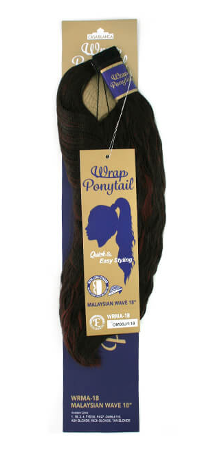 WRAP PONYTAIL MALAYSIAN WAVE WRMA-24 - Textured Tech