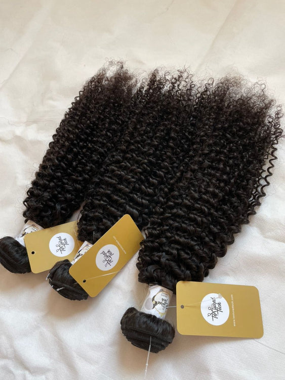Kinky Curly Human Hair Bundle 3.5oz - Textured Tech
