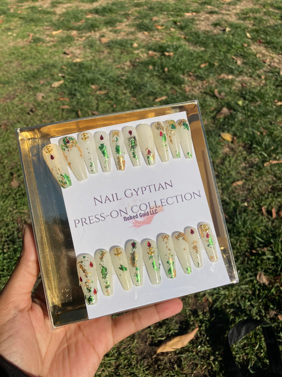 NAIL GYPTIAN PRESS-ON COLLECTION - Textured Tech
