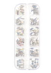 KISS MULTI SHAPE NAIL RHINESTONES - Textured Tech