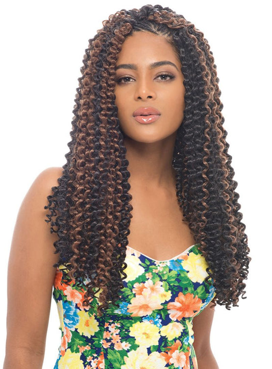Janet Collection Water Wave Crotchet Braid - Textured Tech