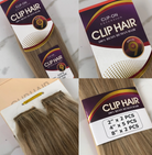 CLIP-ON EXTENSION 100% REMY HUMAN HAIR - Textured Tech