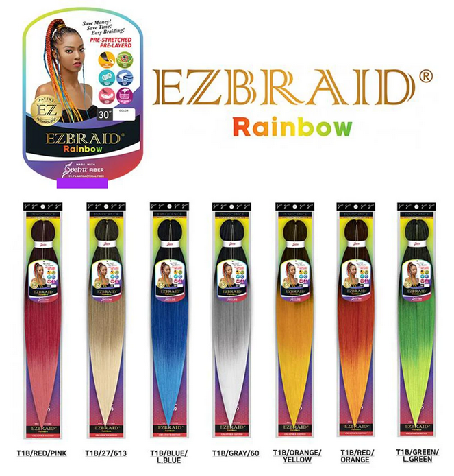 EZ BRAID HAIR 30" RAINBOW COLLECTION - Textured Tech