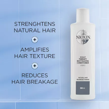 Nioxin 2 Scalp Therapy Conditioner Natural Hair Progressed Thining - Textured Tech