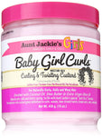 AUNT JACKIES GIRLS BABY GIRL CURLS CURLING AND TWISTING CUSTARD - Textured Tech
