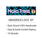 THE JANET COLLECTION MAVERICK LOCS 18" - Textured Tech