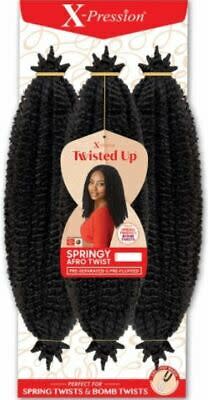 X-PRESSION TWISTED UP SPRINGY AFRO TWIST 16" - Textured Tech