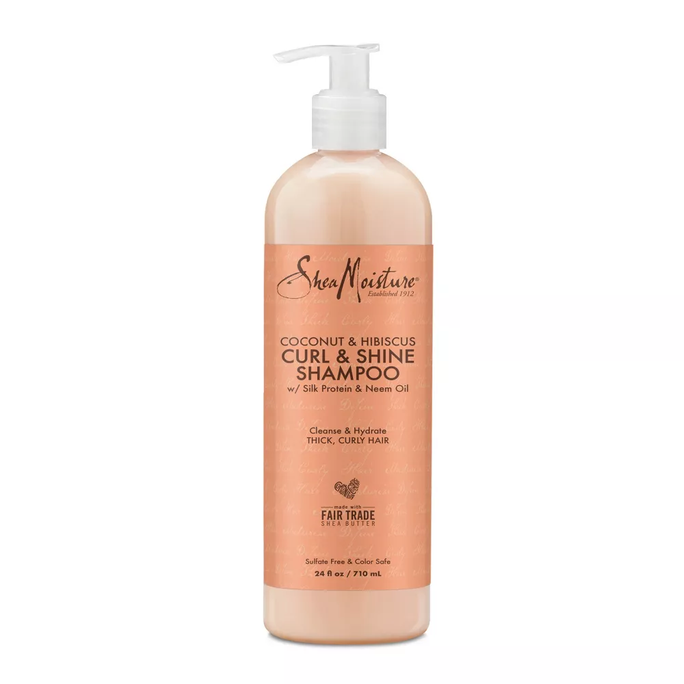 Shea Moisture Coconut & Hibiscus Curl & Shine Shampoo - 24 fl oz - Textured Tech