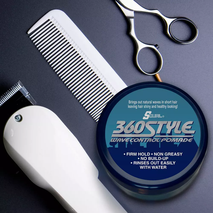 S-CURL 360 STYL WAVE POMADE 3OZ - Textured Tech