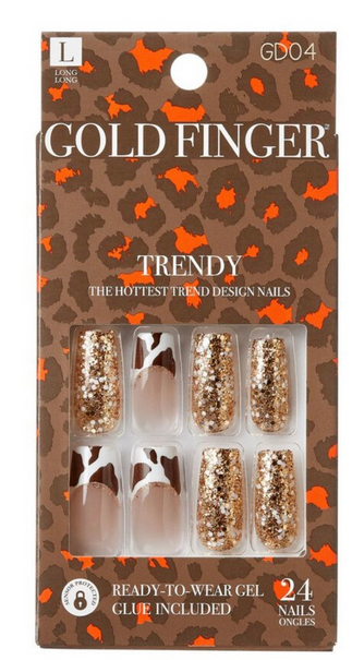 KISS GOLD FINGER TRENDY NAILS - Textured Tech